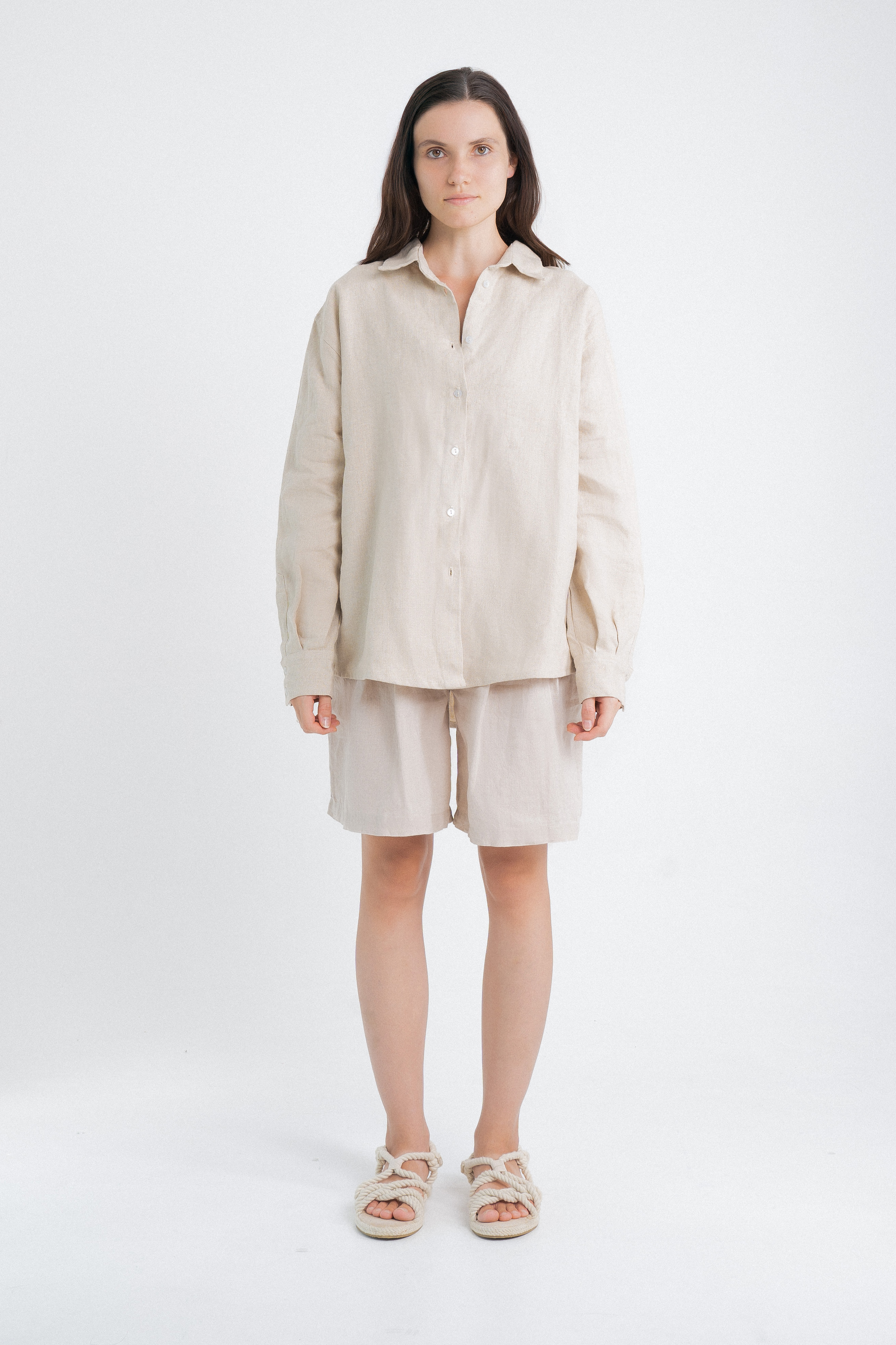 MIMOSA SHIRT NATURAL LINEN